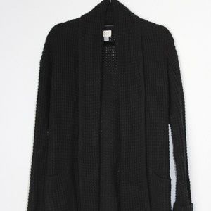 Black Woven Sweater